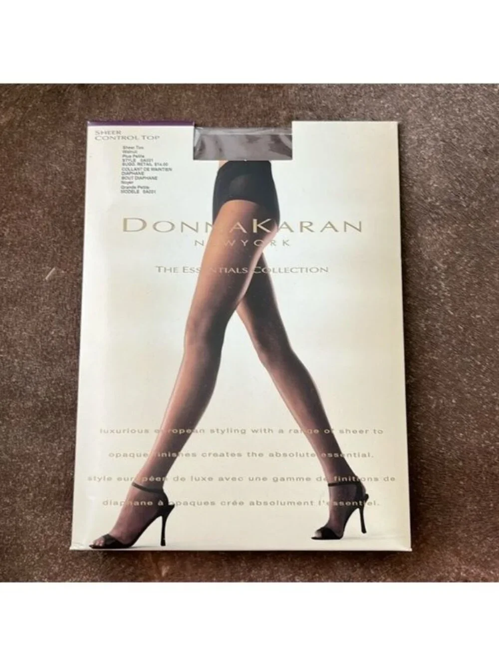 Donna Karan DKNY The Essentials Sheer Toe Control Top Tights Pantyhose